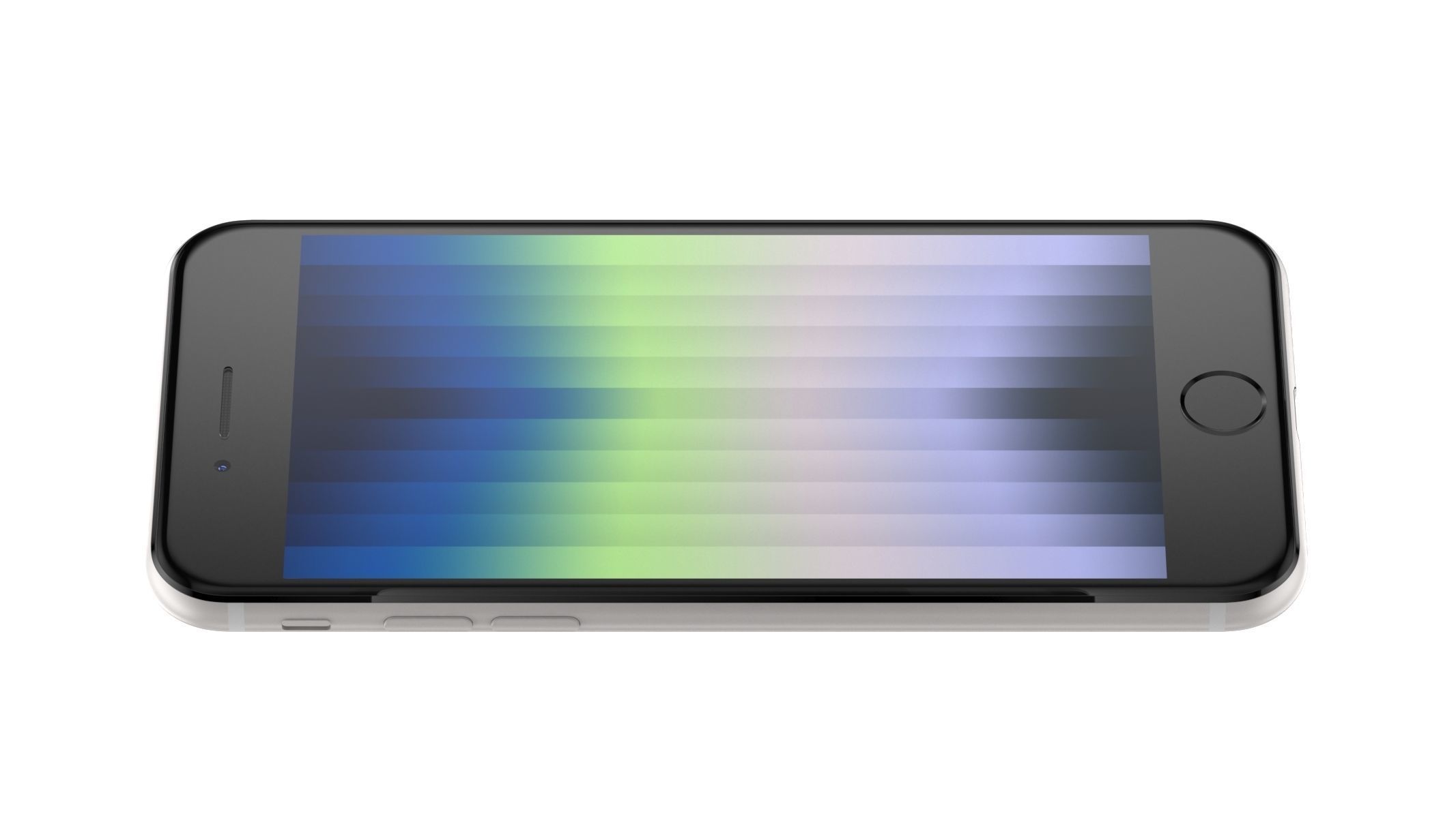 Apple iPhone SE 2022 Starlight 3D model_3