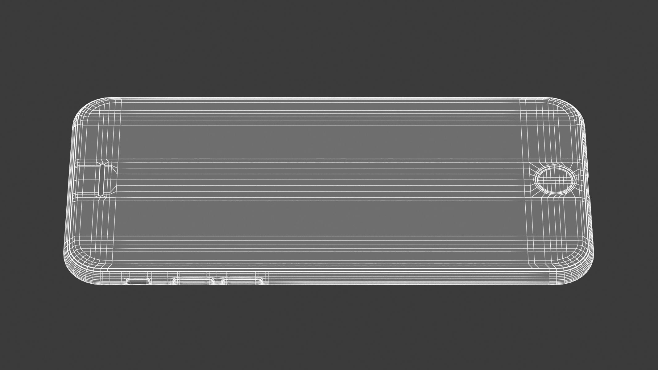 Apple iPhone SE 2022 Starlight 3D model_13