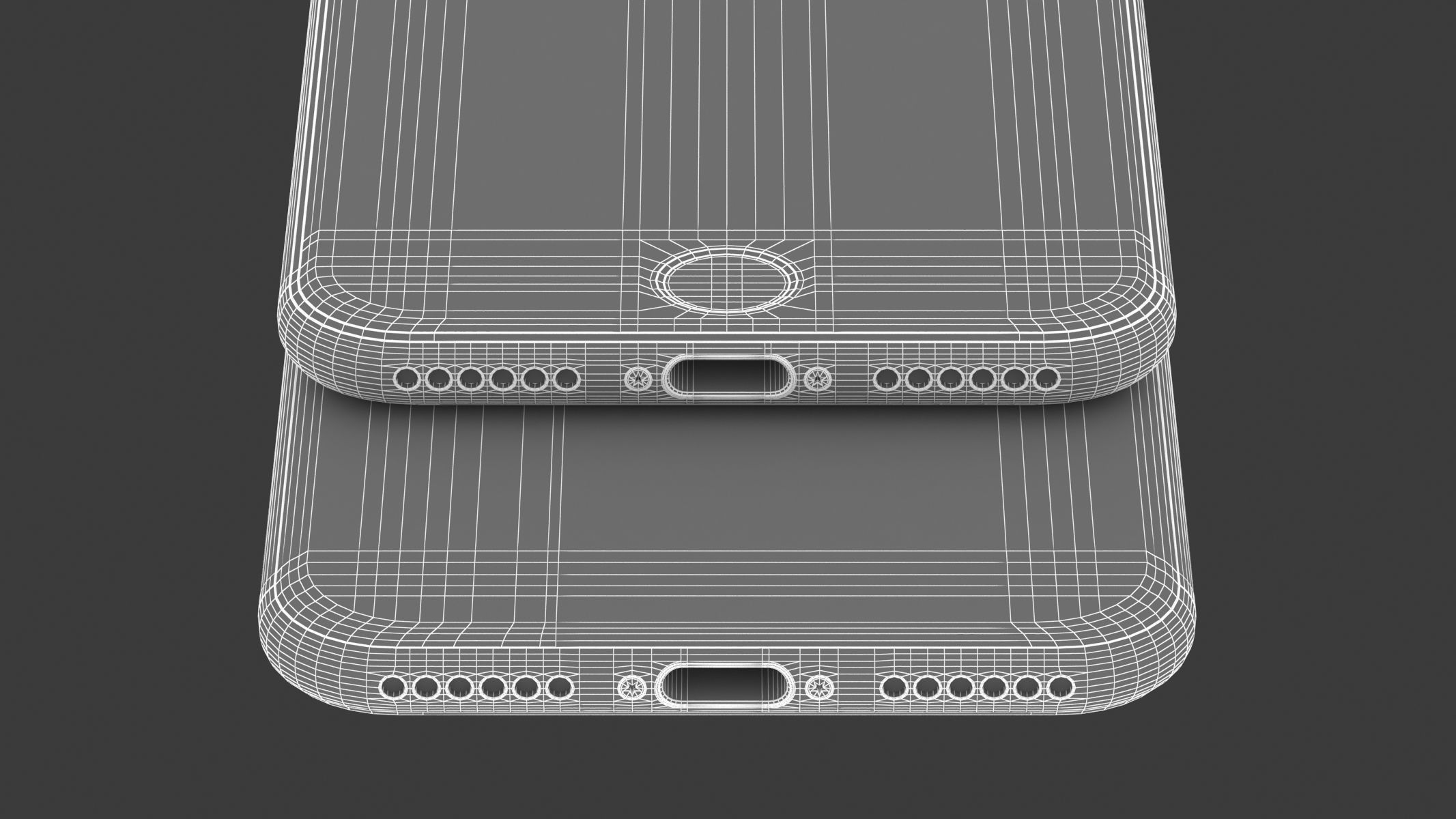 Apple iPhone SE 2022 Starlight 3D model_19