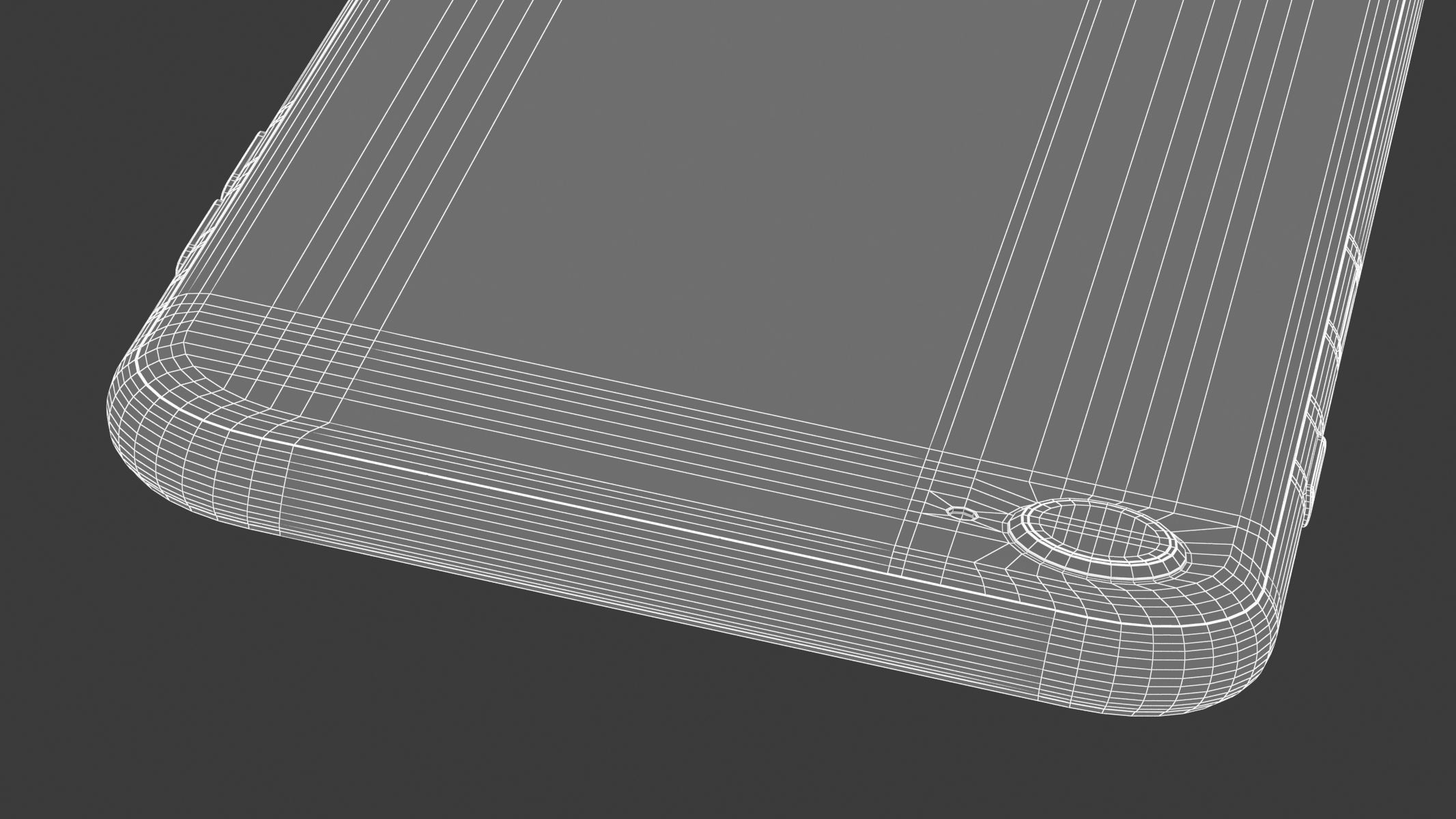 Apple iPhone SE 2022 Starlight 3D model_16