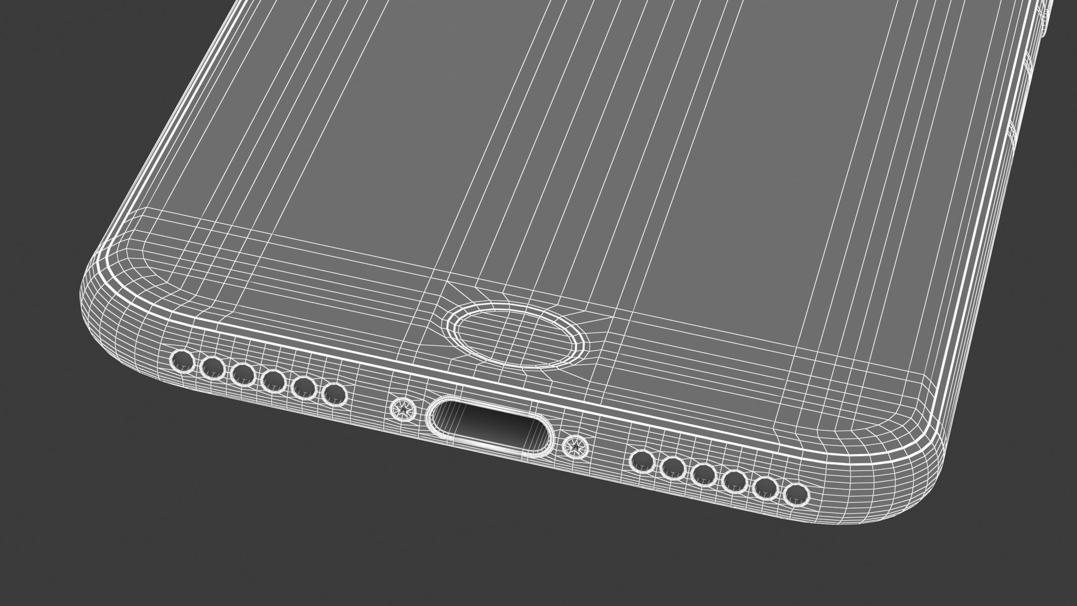 Apple iPhone SE 2022 Starlight 3D model_15