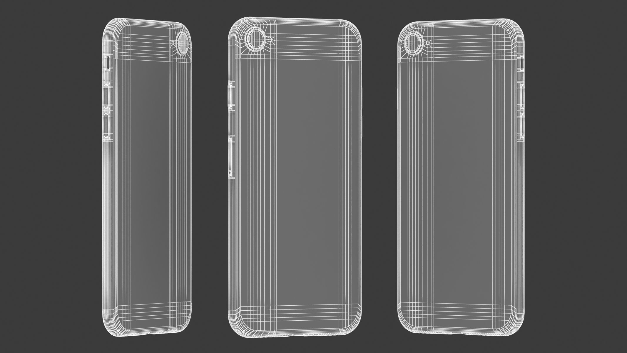 Apple iPhone SE 2022 Starlight 3D model_18