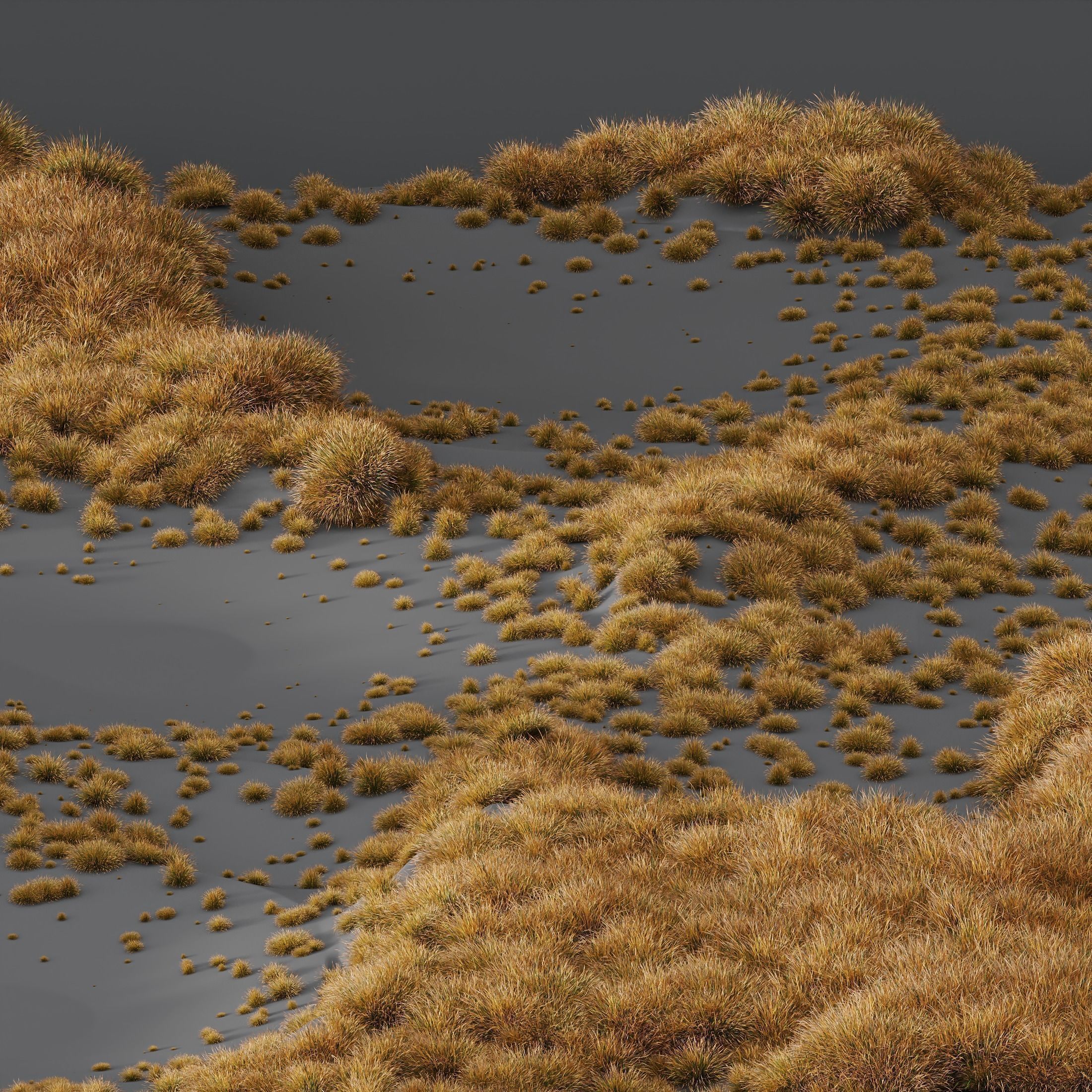 6 Different SETS of Grass SET VOL23 3D Model Collection_12