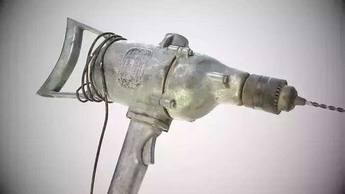 Vintage Electric Drill PBR