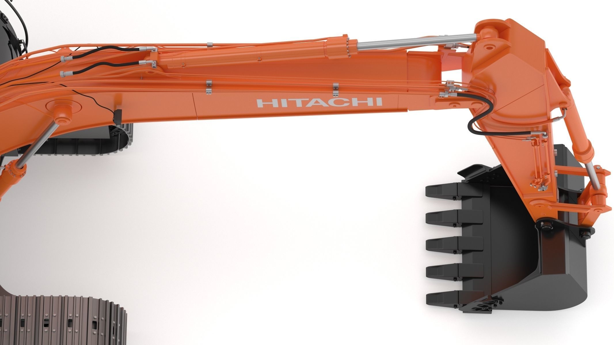 Hitachi ZX300-7 Excavator 3D model_29