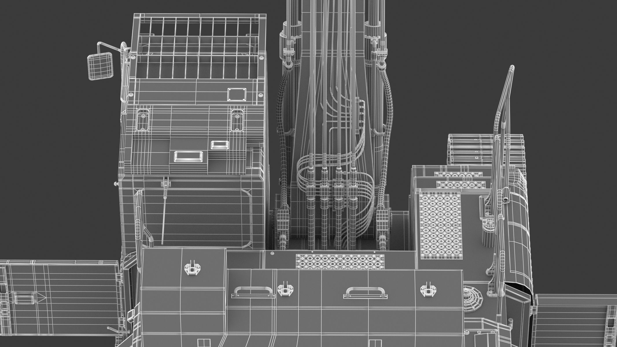Hitachi ZX300-7 Excavator 3D model_47