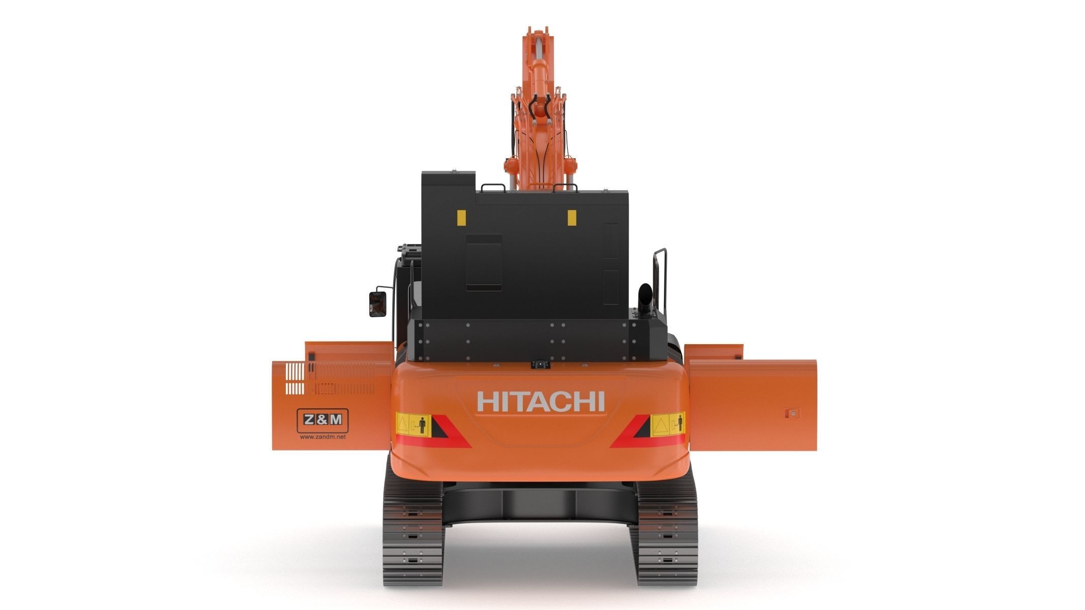 Hitachi ZX300-7 Excavator 3D model_5