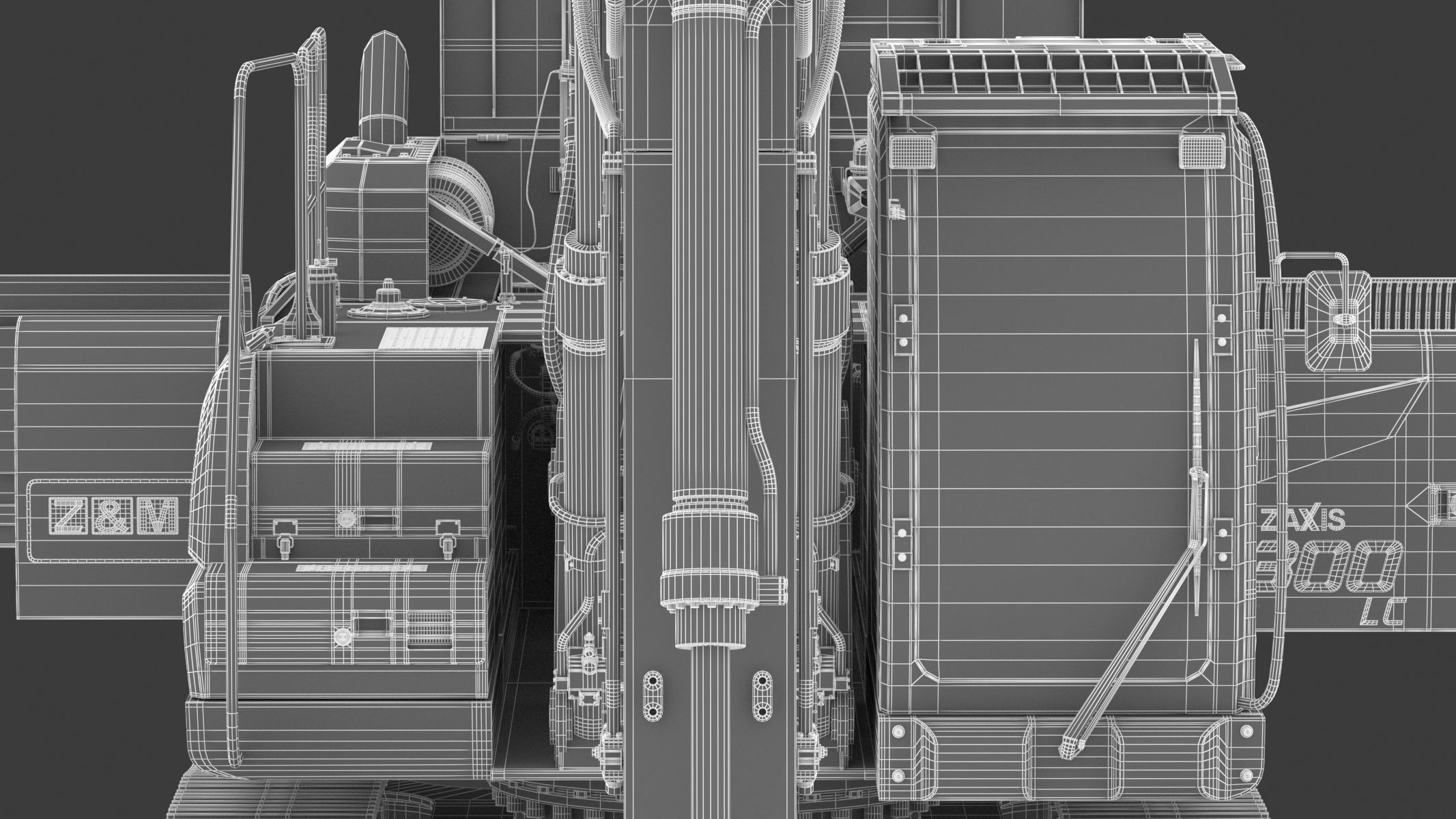 Hitachi ZX300-7 Excavator 3D model_43