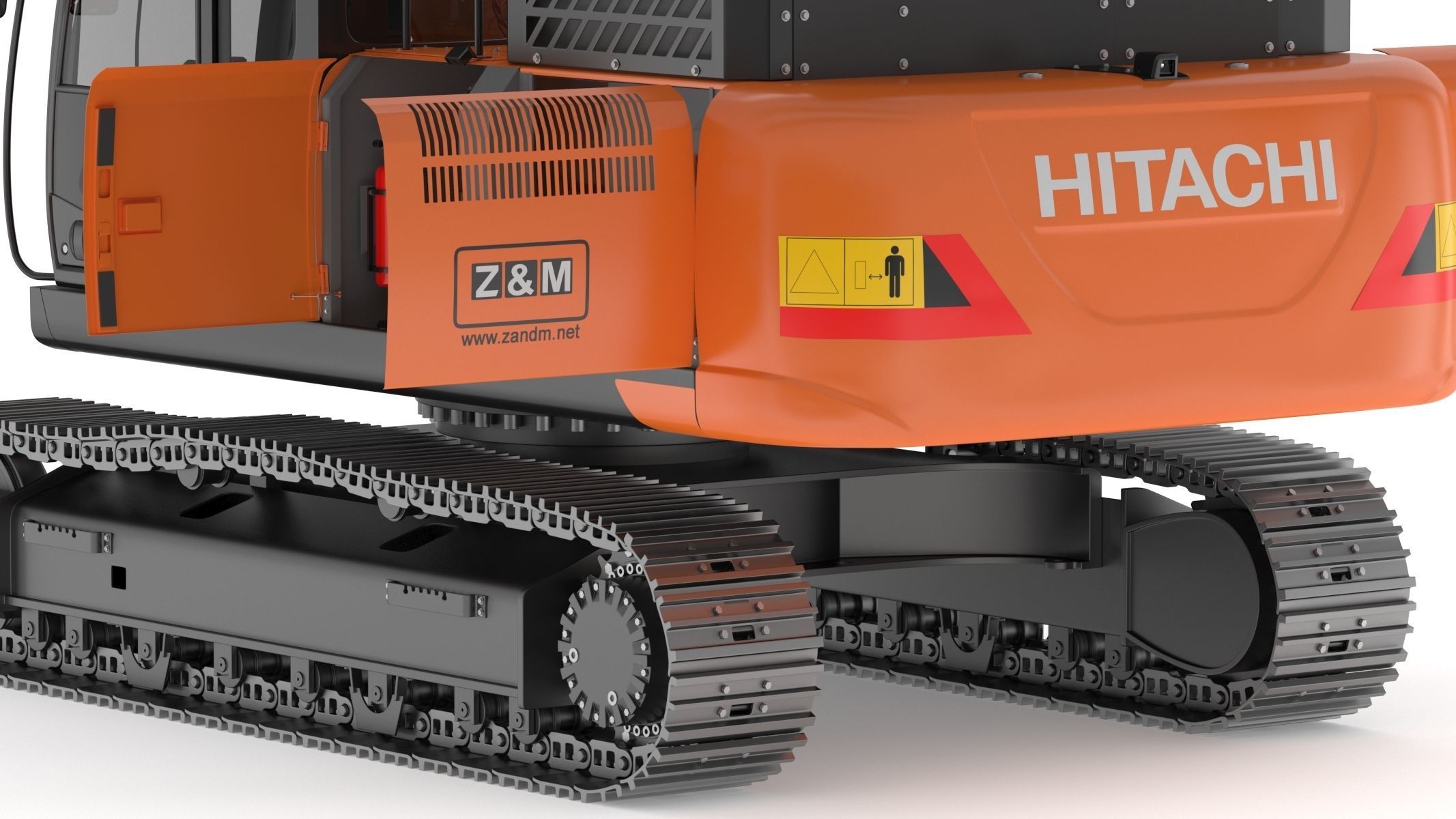 Hitachi ZX300-7 Excavator 3D model_27