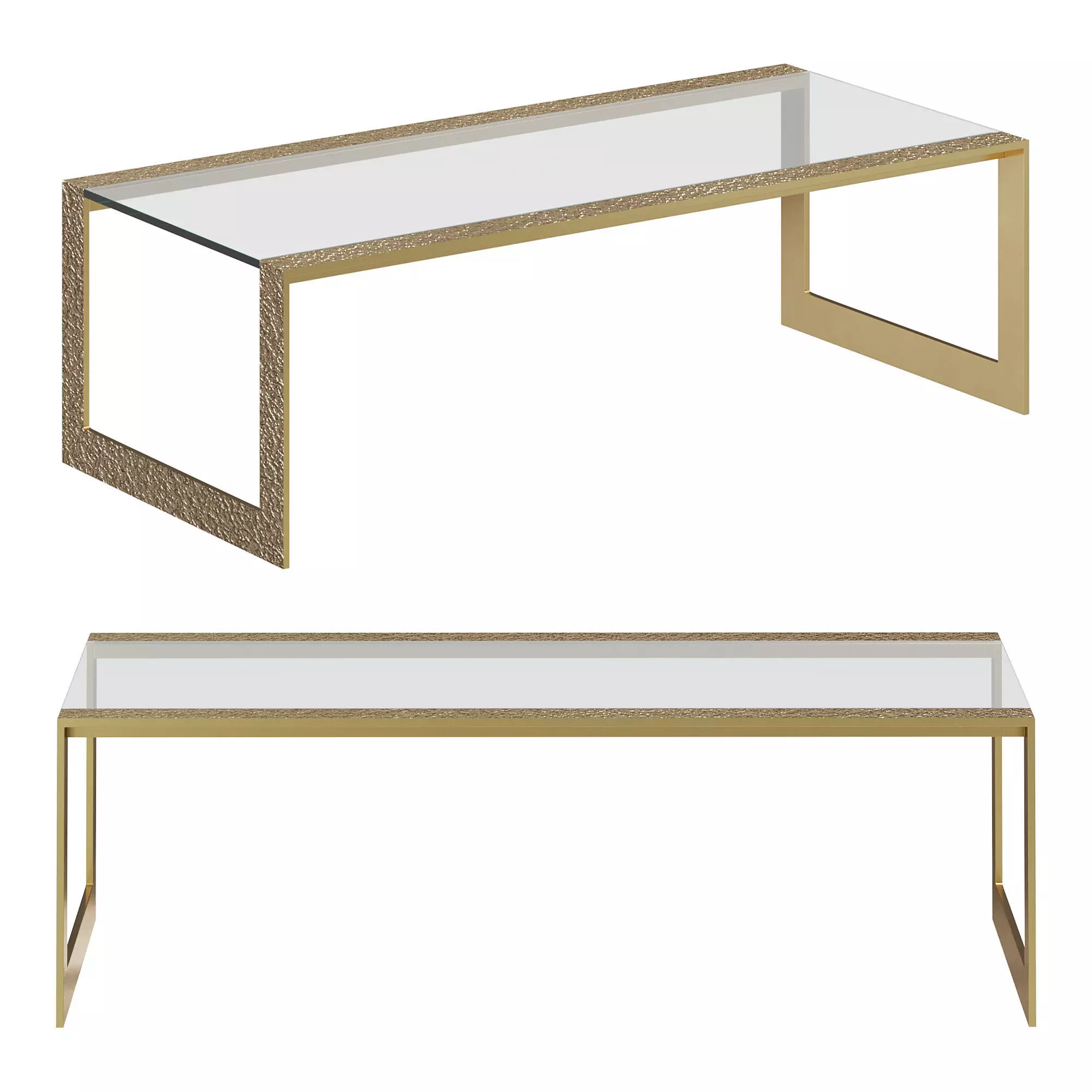 Pompeii cocktail table by bakerfurniture 3D model_0