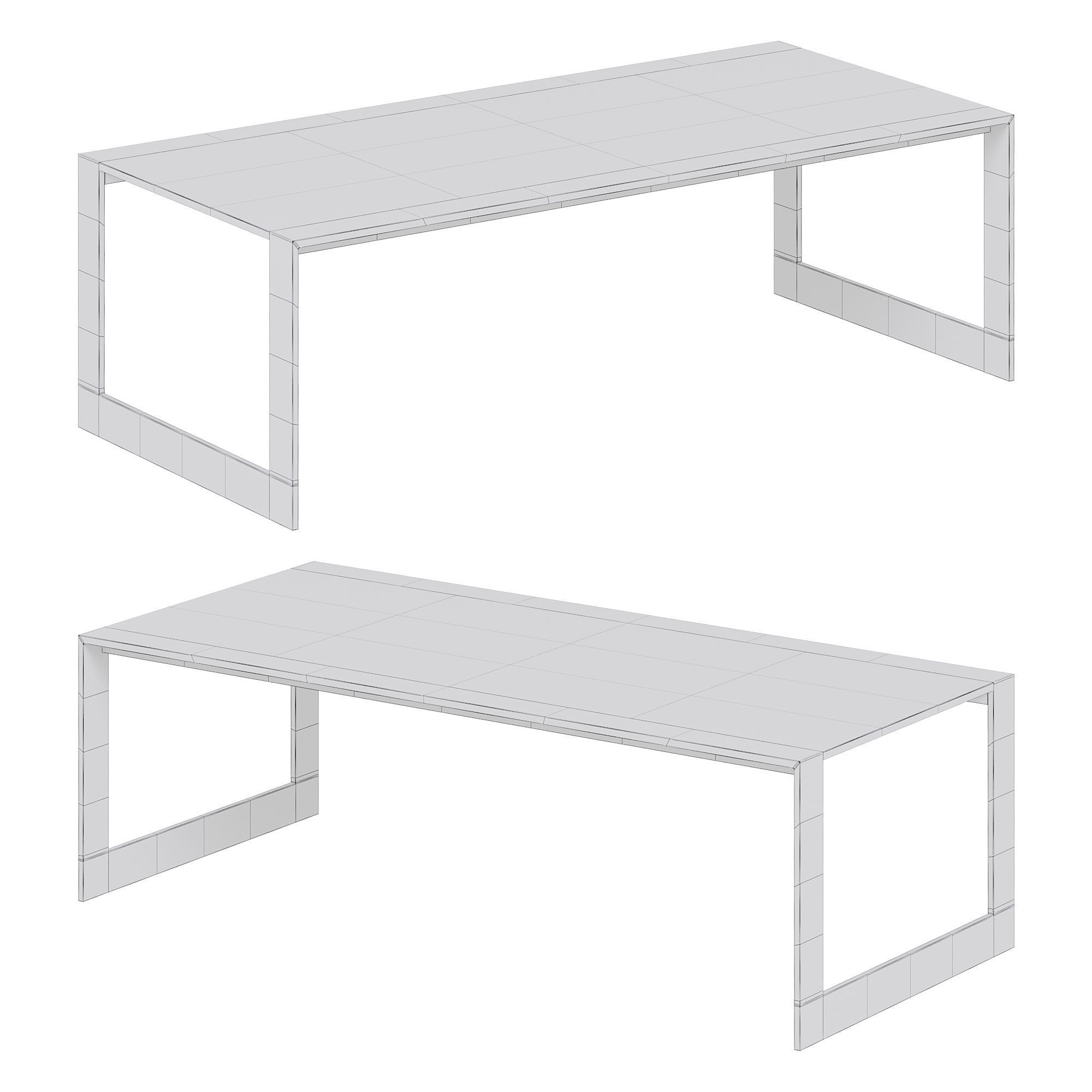 Pompeii cocktail table by bakerfurniture 3D model_3