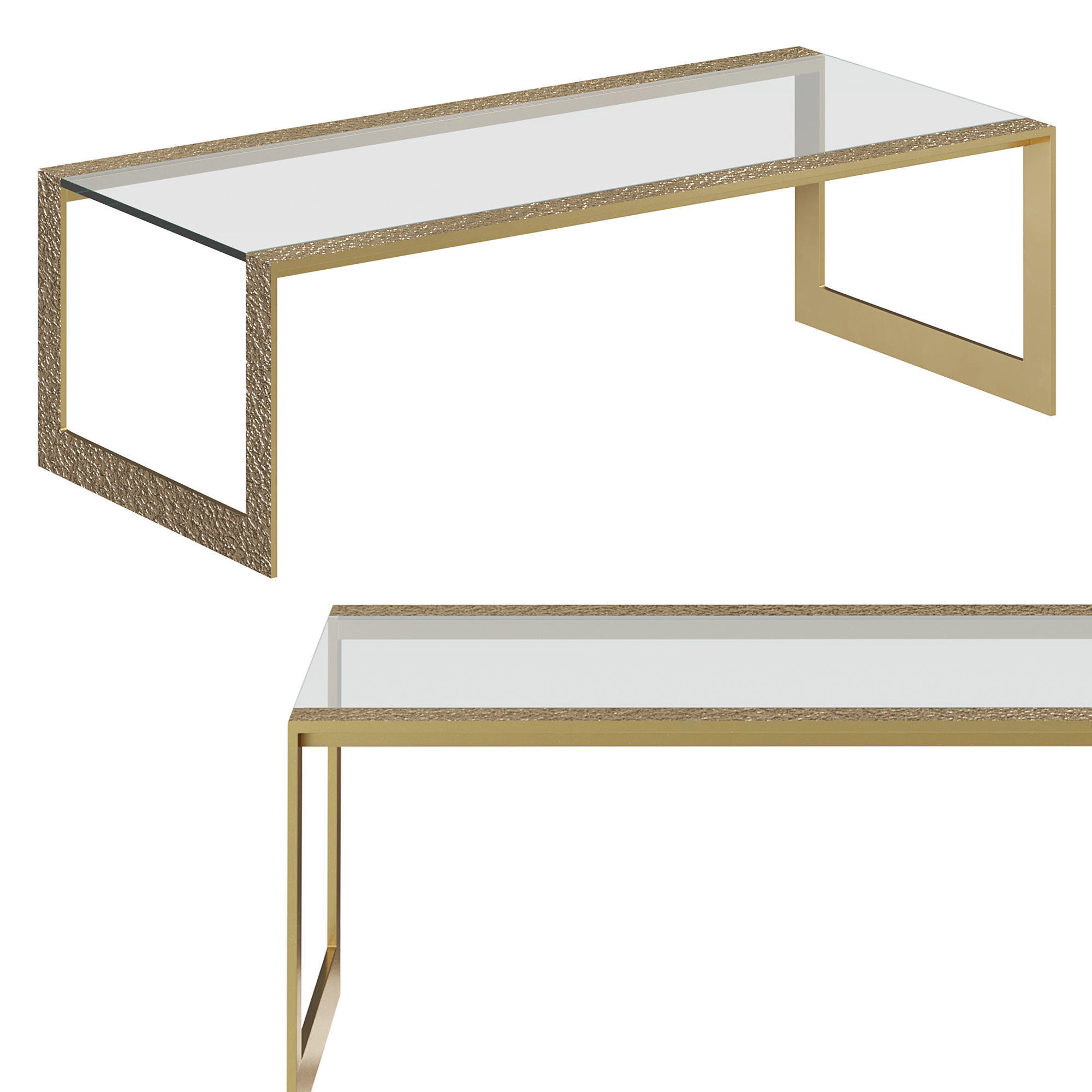 Pompeii cocktail table by bakerfurniture 3D model_2