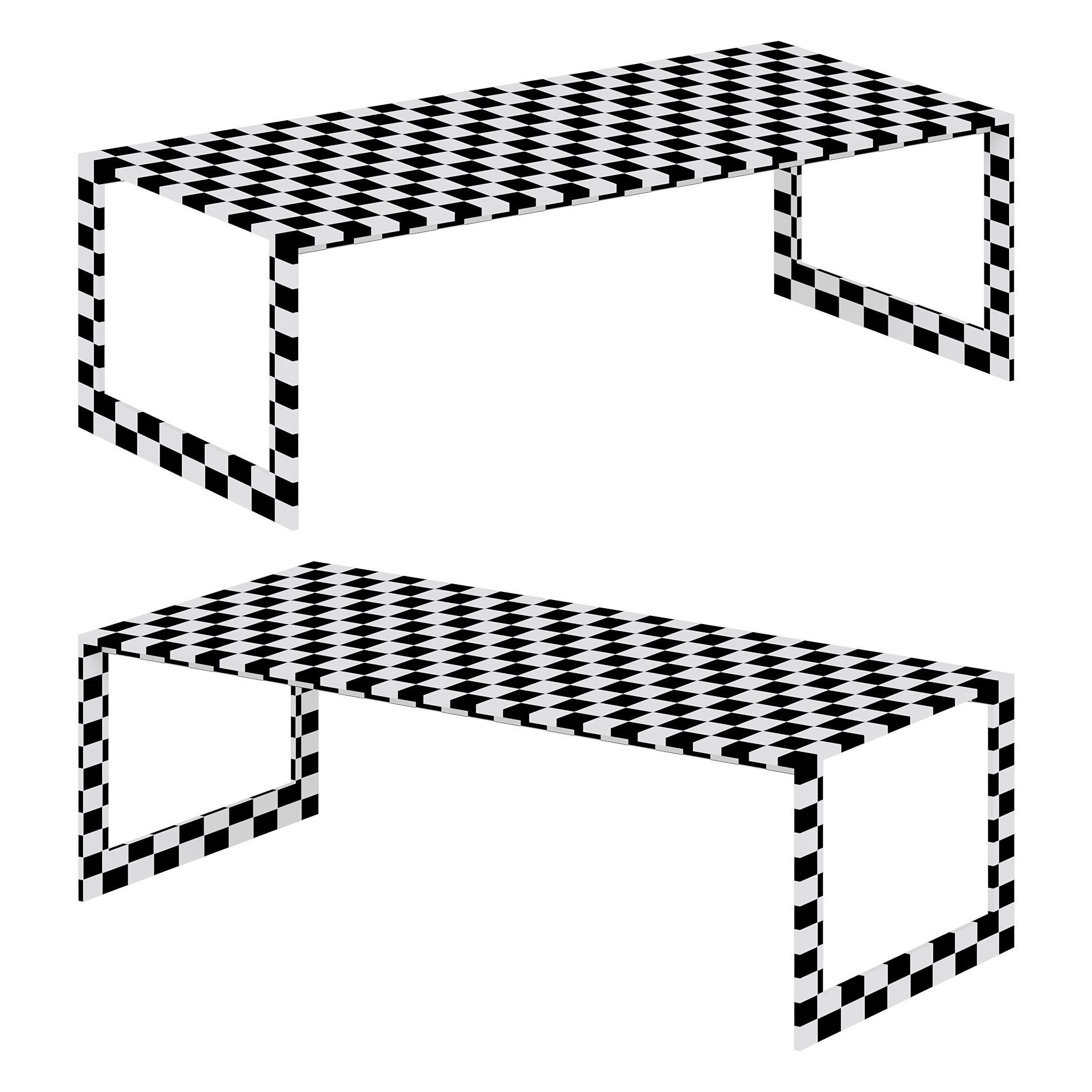 Pompeii cocktail table by bakerfurniture 3D model_4