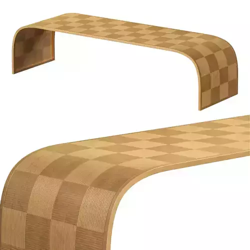 WEAVE RECTANGLE COCKTAIL TABLE by bakerfurniture 3D model