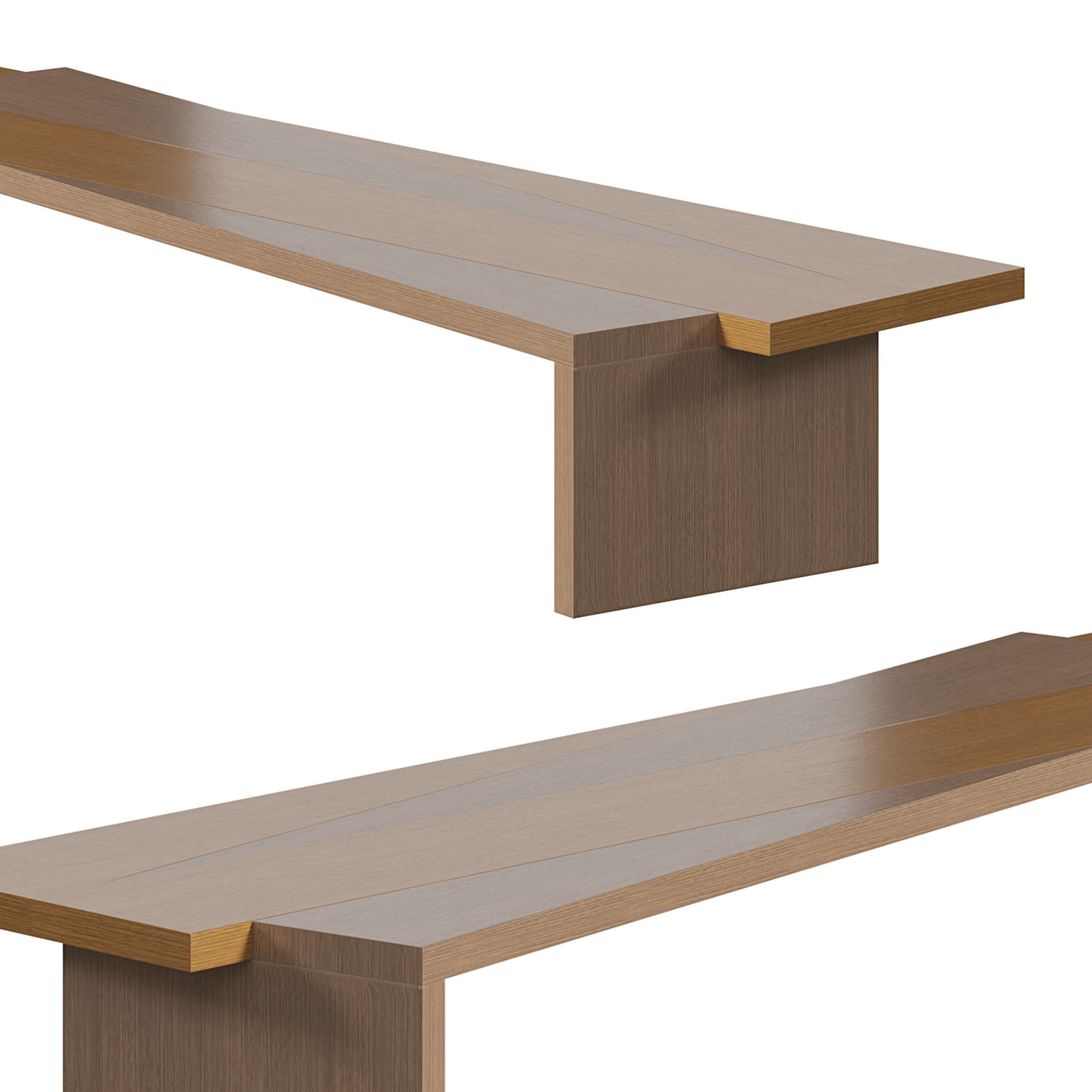 CROSSING DUO COCKTAIL TABLE by bakerfurniture 3D model_2
