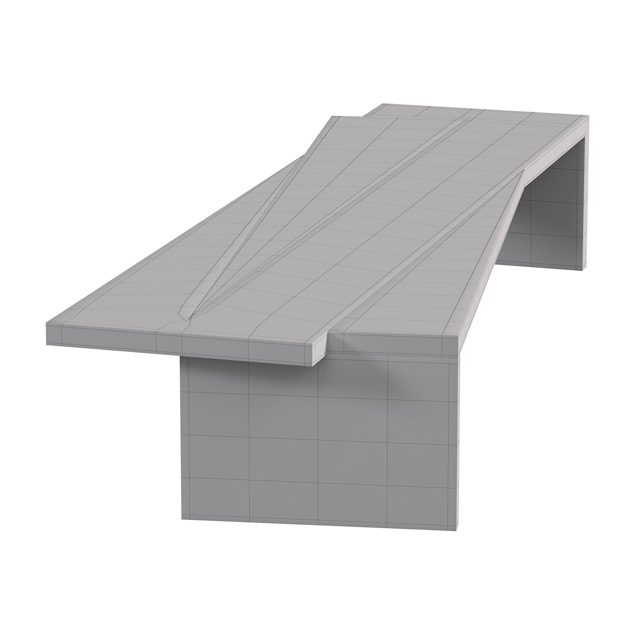 CROSSING DUO COCKTAIL TABLE by bakerfurniture 3D model_3