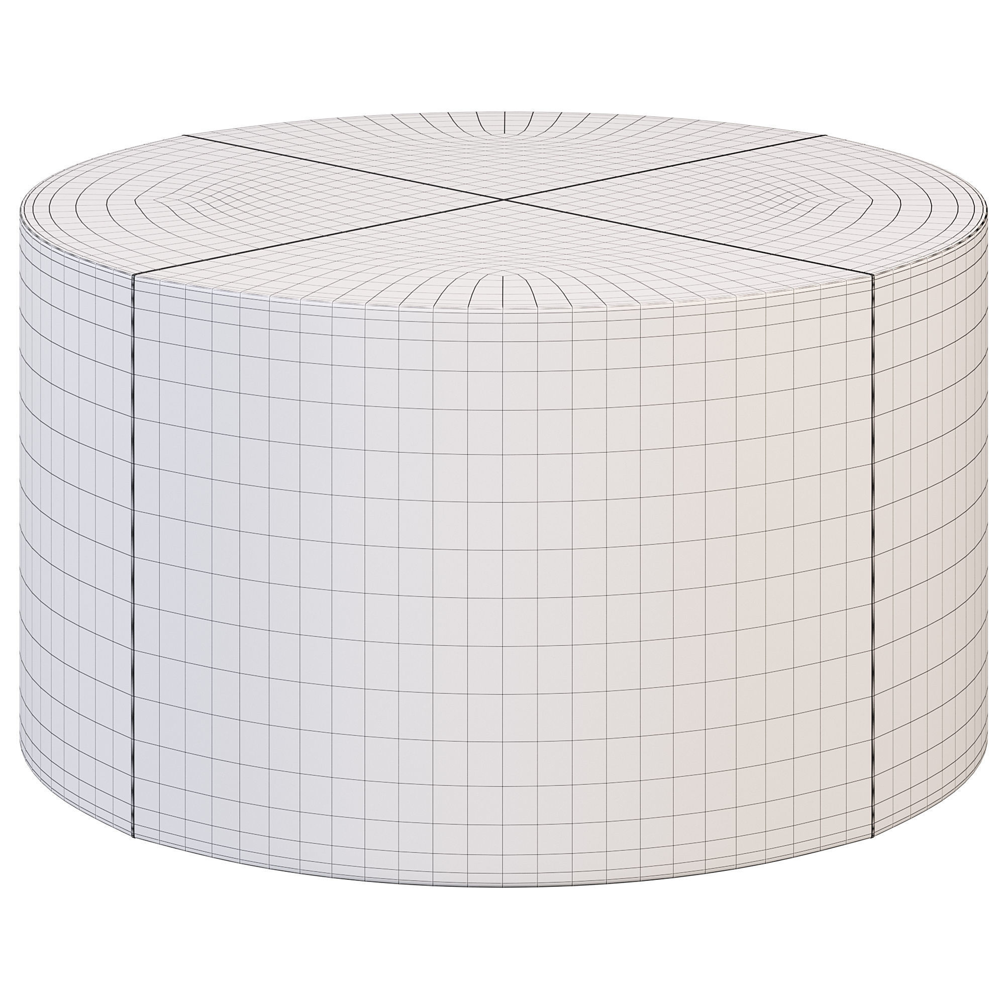 CYLINDRICAL COCKTAIL TABLE by bakerfurniture 3D model_3