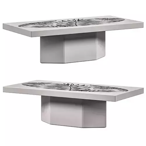 PEACOCK RECTANGLE COCKTAIL TABLE by bakerfurniture