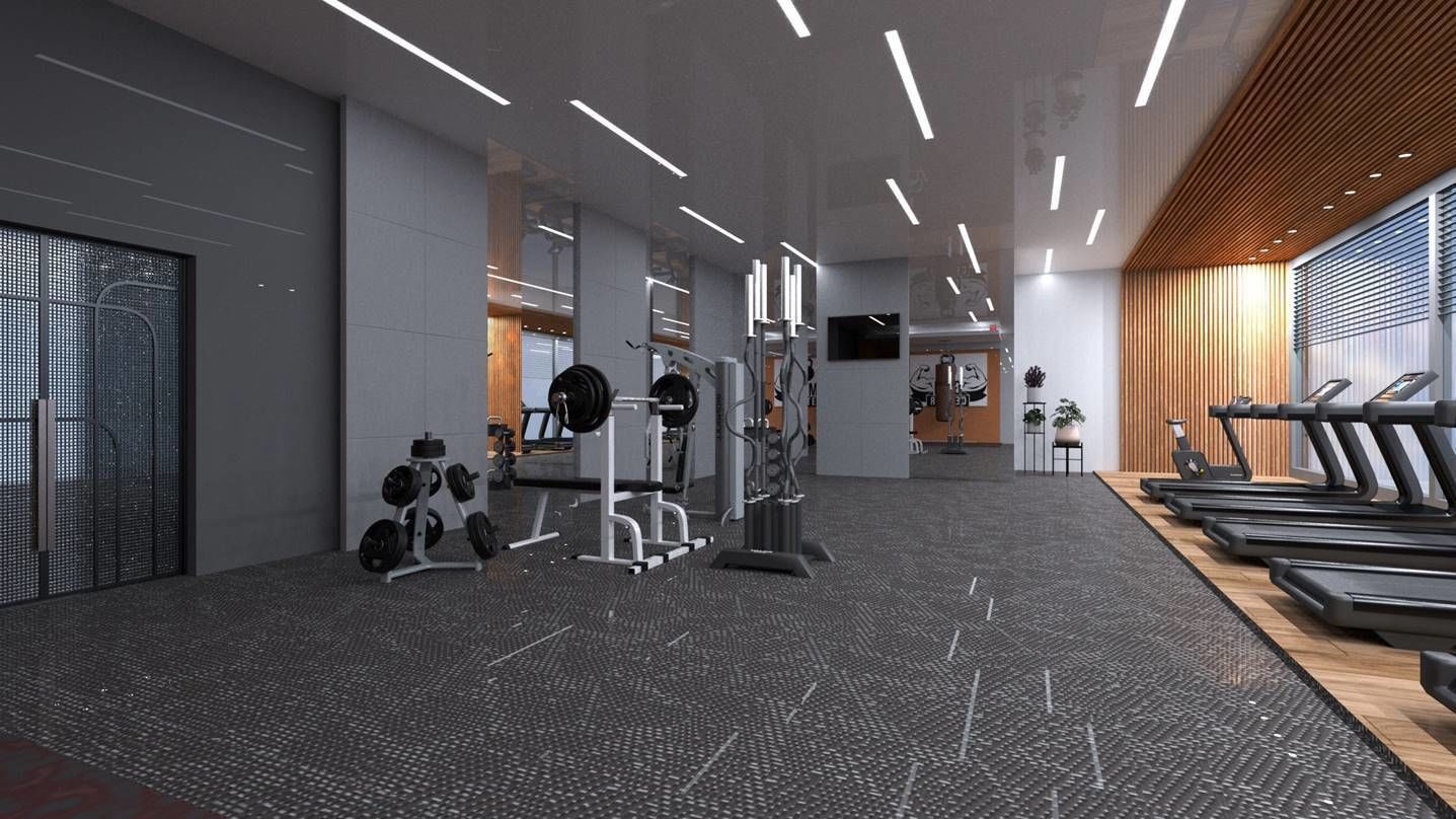 Fitness club  3D model_1