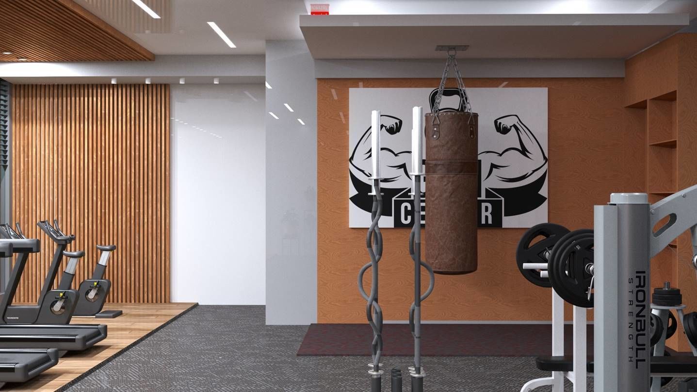 Fitness club  3D model_2
