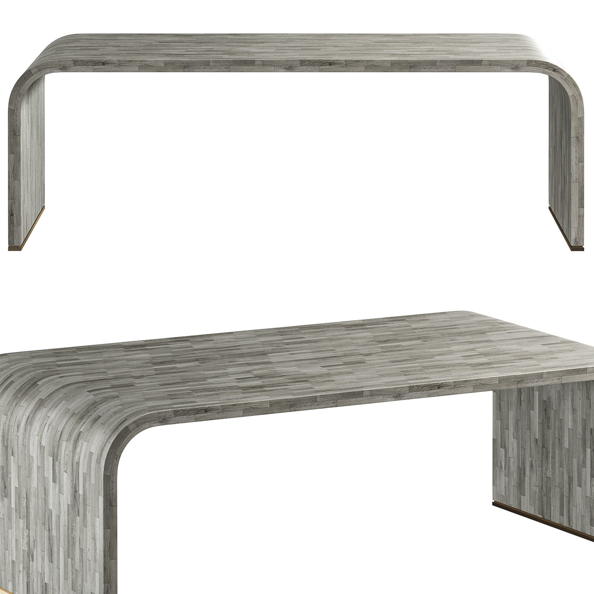 CRAQUELURE NESTING COCKTAIL TABLE by bakerfurniture 3D model_1