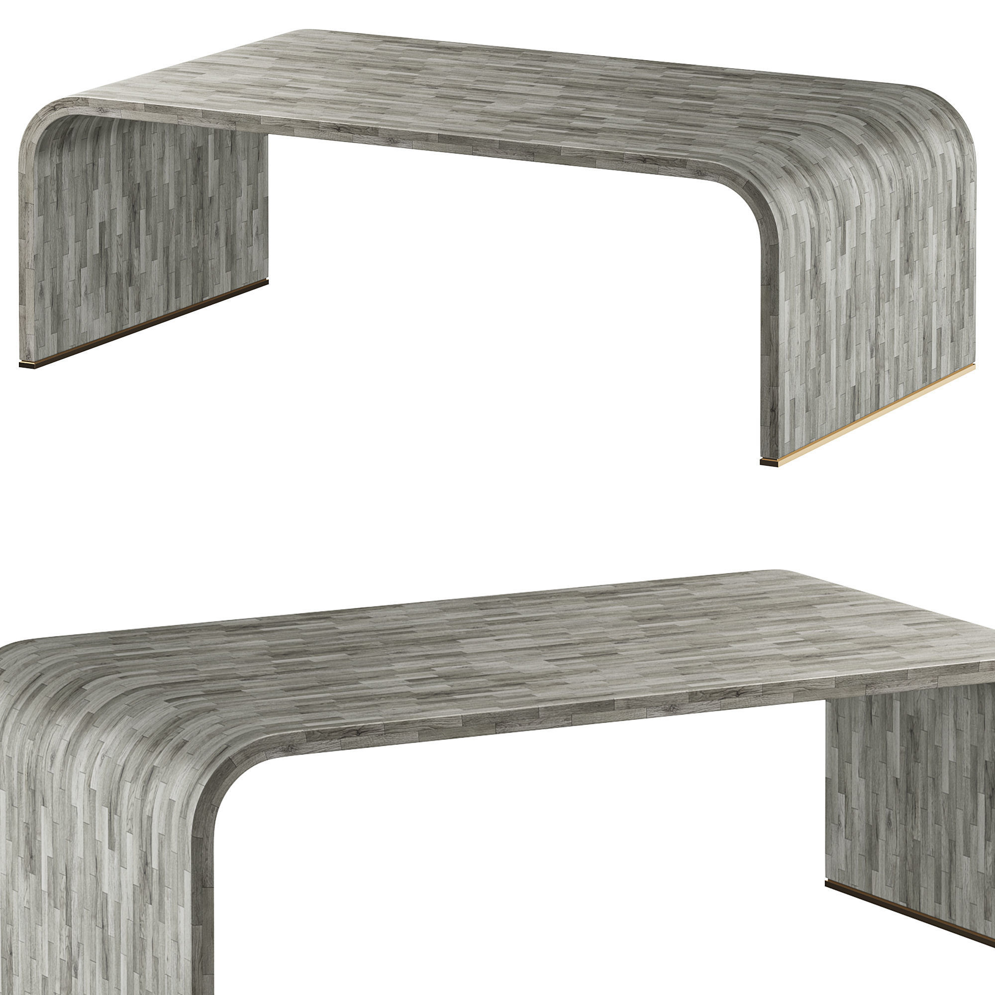 CRAQUELURE NESTING COCKTAIL TABLE by bakerfurniture 3D model_2