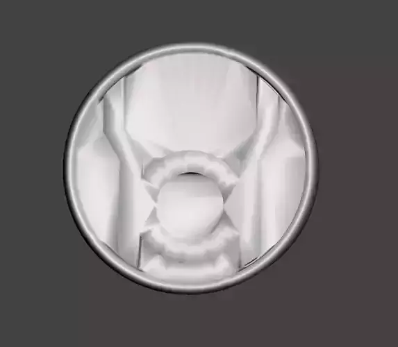 DC collection of Lantern LOGOS RINGS BATTERY 3d model