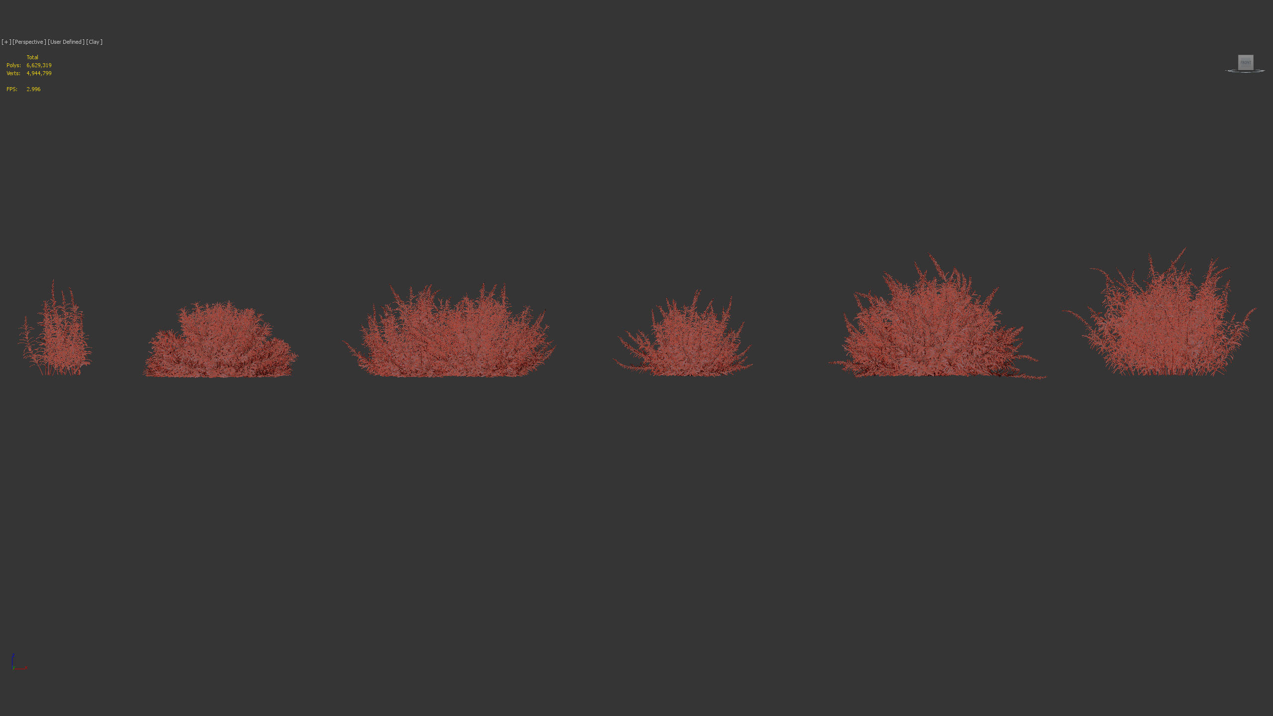 Mexican Bush Sage Salvia leucantha 3D model_8