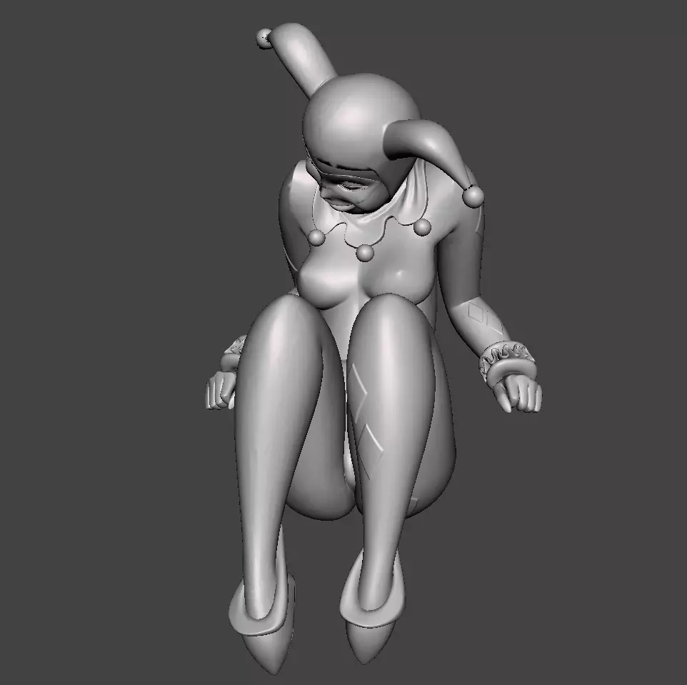 Harley Quinn Animated animated NSFW  for 3d printing  3D print model_0