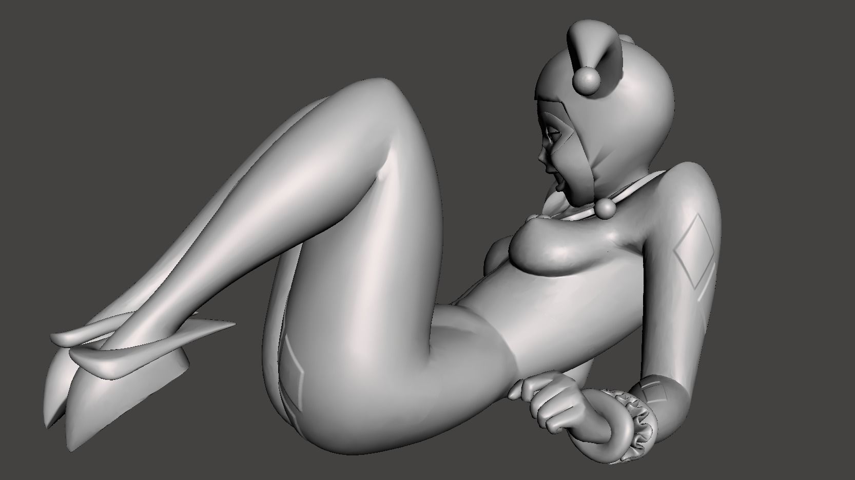 Harley Quinn Animated animated NSFW  for 3d printing  3D print model_2