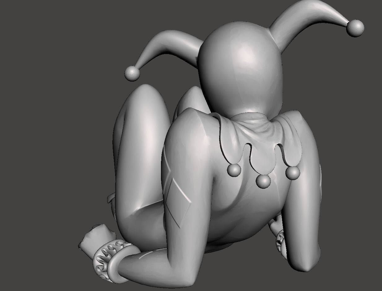 Harley Quinn Animated animated NSFW  for 3d printing  3D print model_3