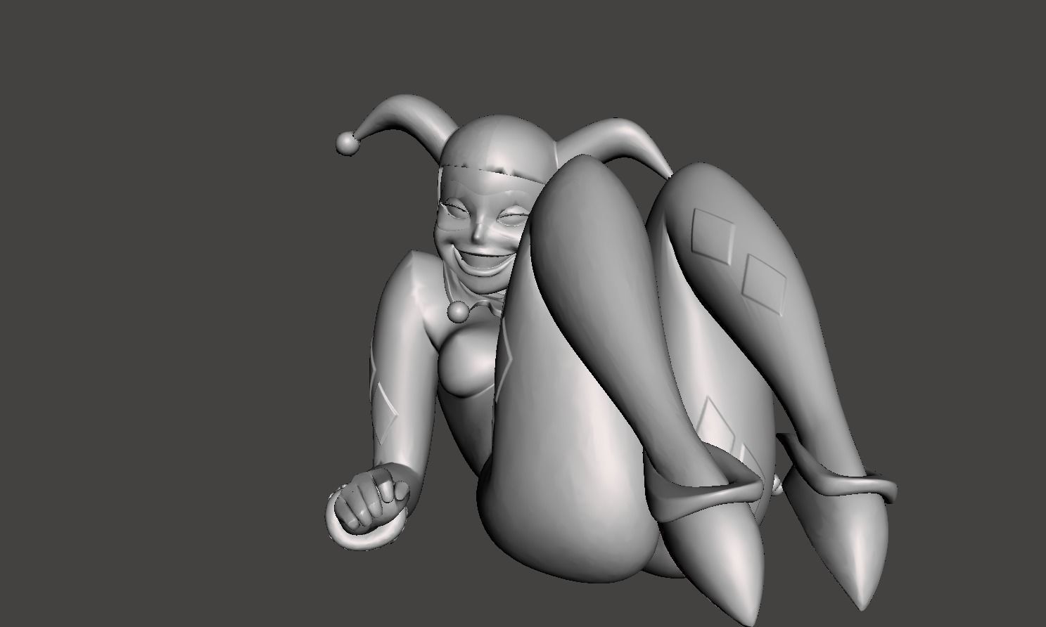 Harley Quinn Animated animated NSFW  for 3d printing  3D print model_5