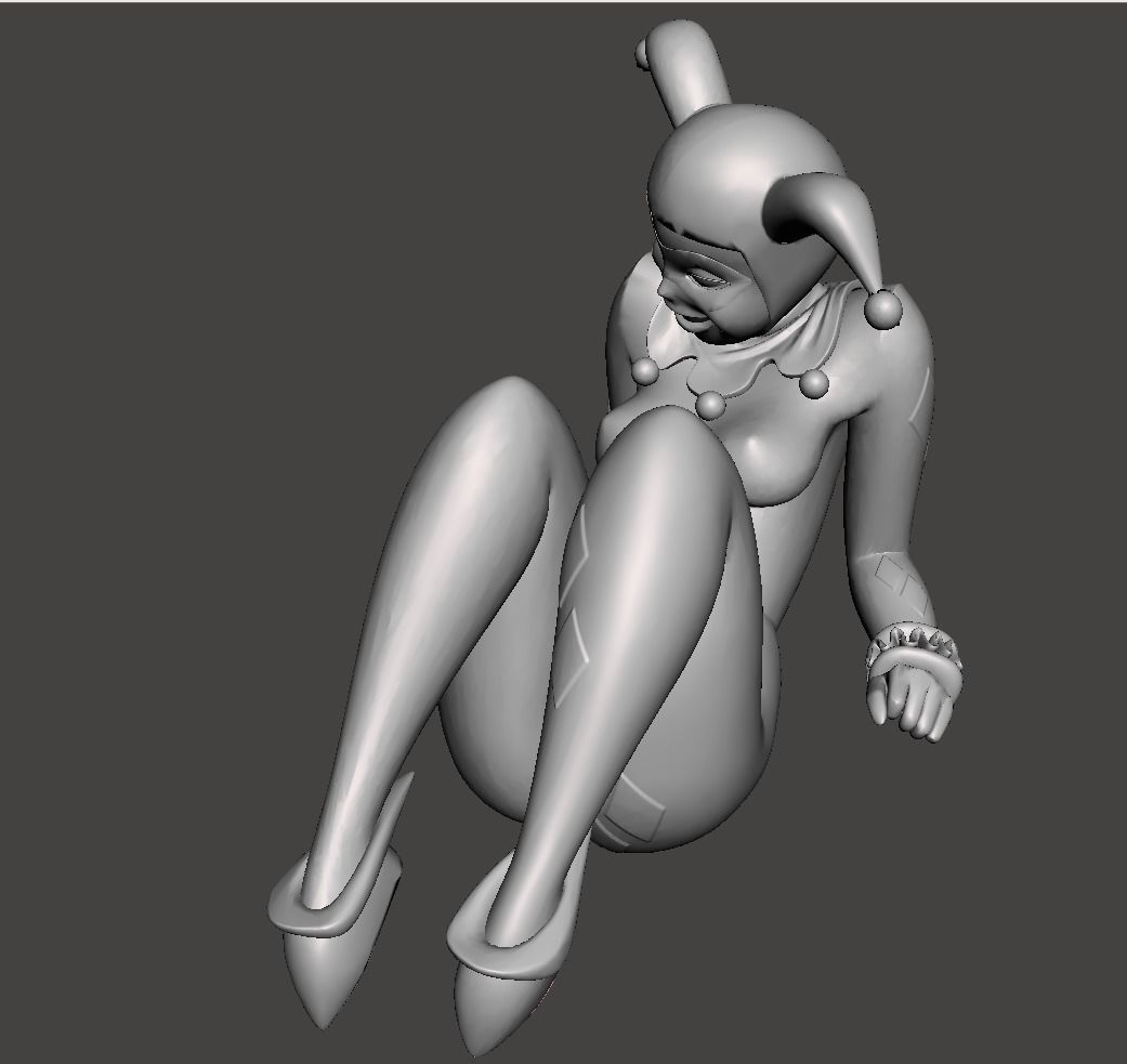 Harley Quinn Animated animated NSFW  for 3d printing  3D print model_1