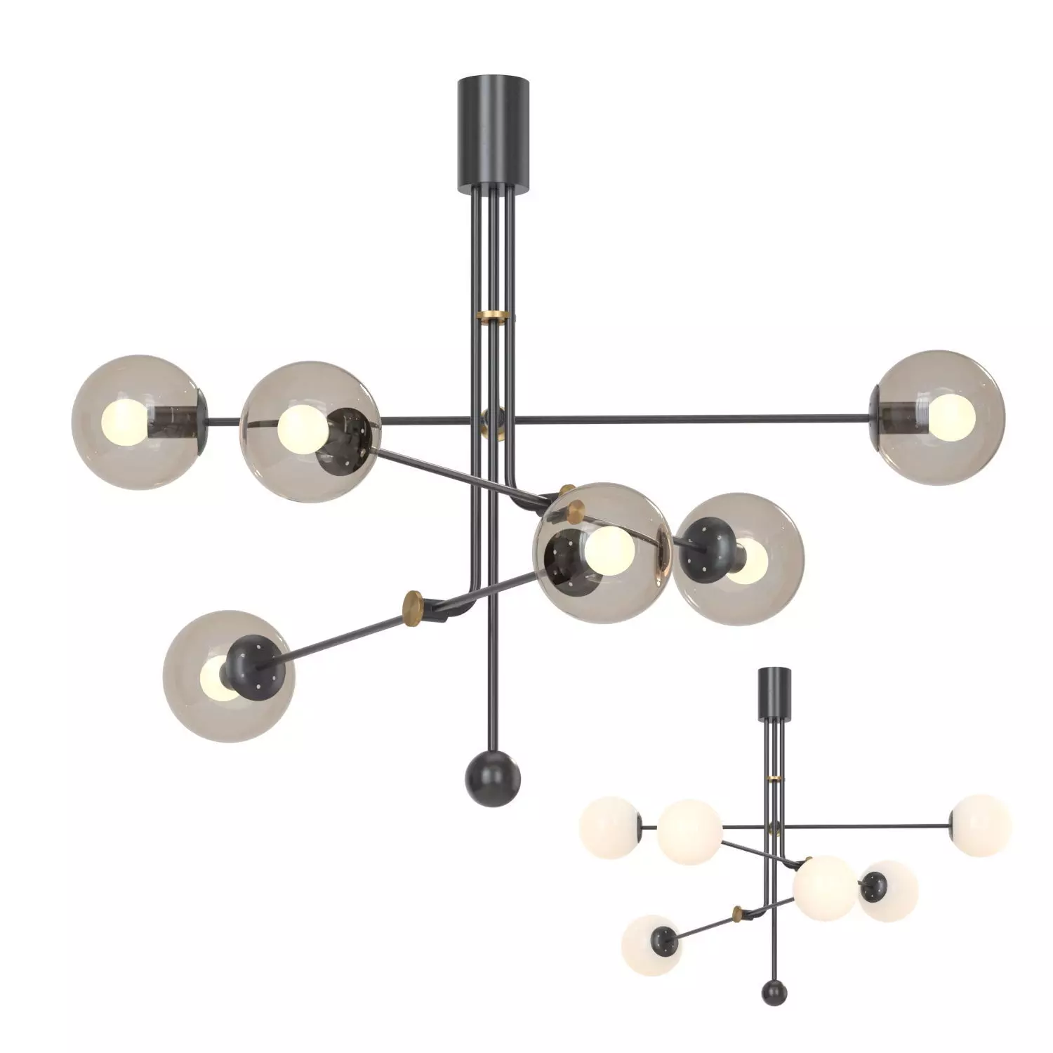 chandelier Base Roof 6 3D model_0