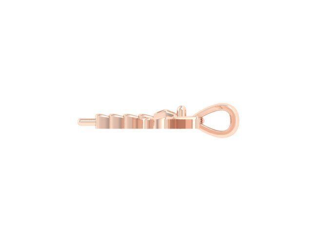 Butterfly Shape pendant 3D print model_9