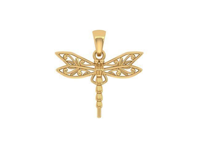 Butterfly Shape pendant 3D print model_1