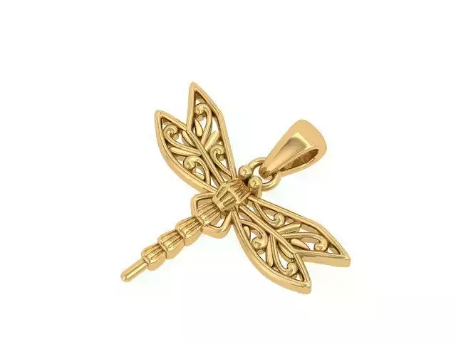 Butterfly Shape pendant 3D print model