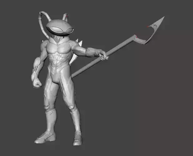 black manta 3d model for 3d printing 