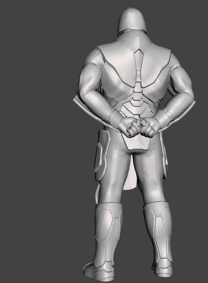 darkseid 3d model for 3d printing  3D print model_4
