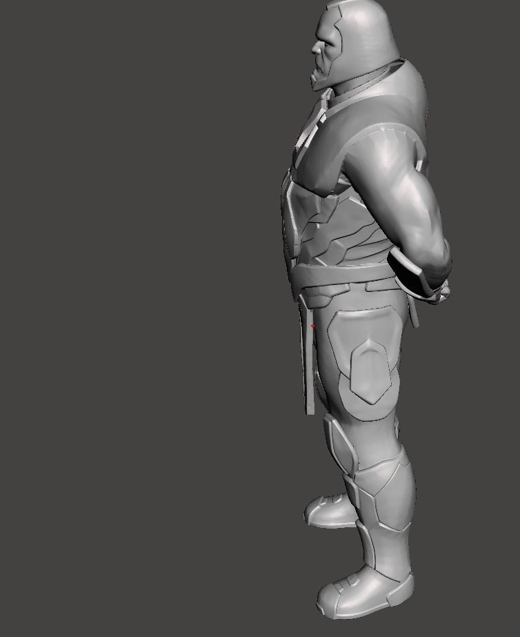 darkseid 3d model for 3d printing  3D print model_2