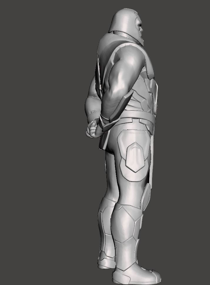 darkseid 3d model for 3d printing  3D print model_5