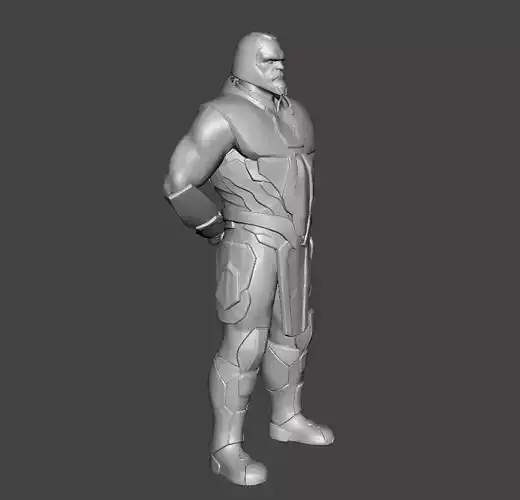 darkseid 3d model for 3d printing 
