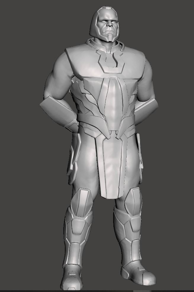 darkseid 3d model for 3d printing  3D print model_6