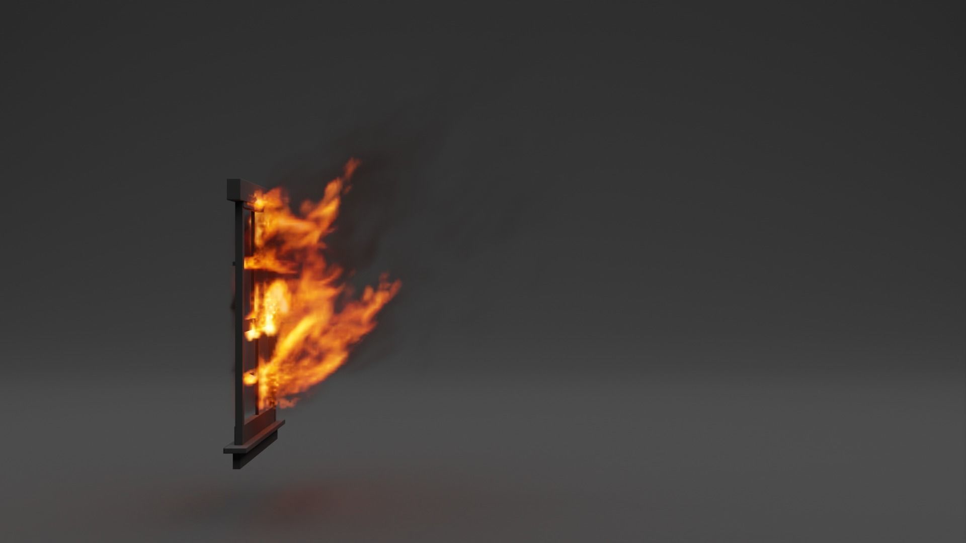 Burning house elements pack vdb 3D model_17