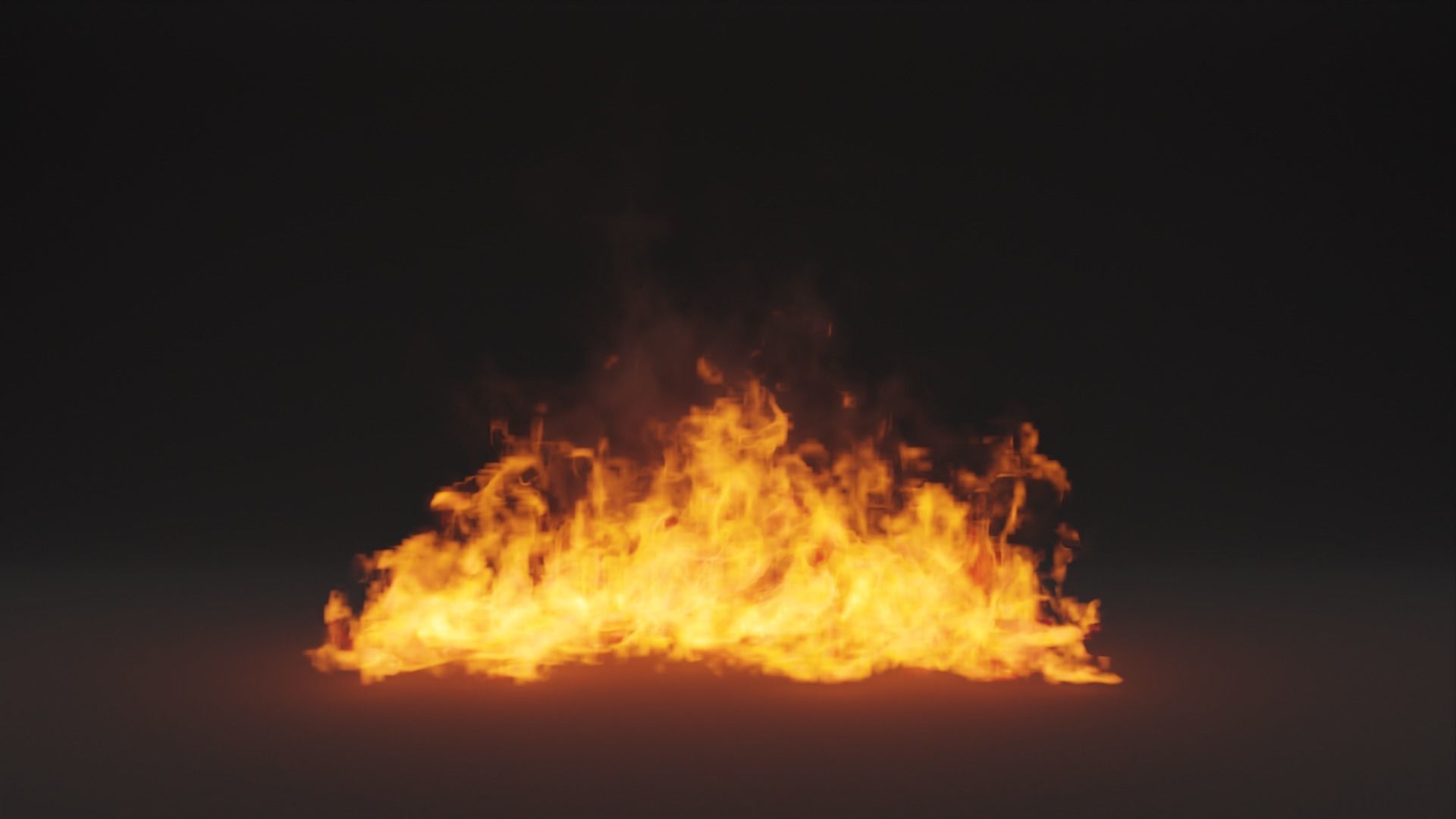 Burning house elements pack vdb 3D model_14