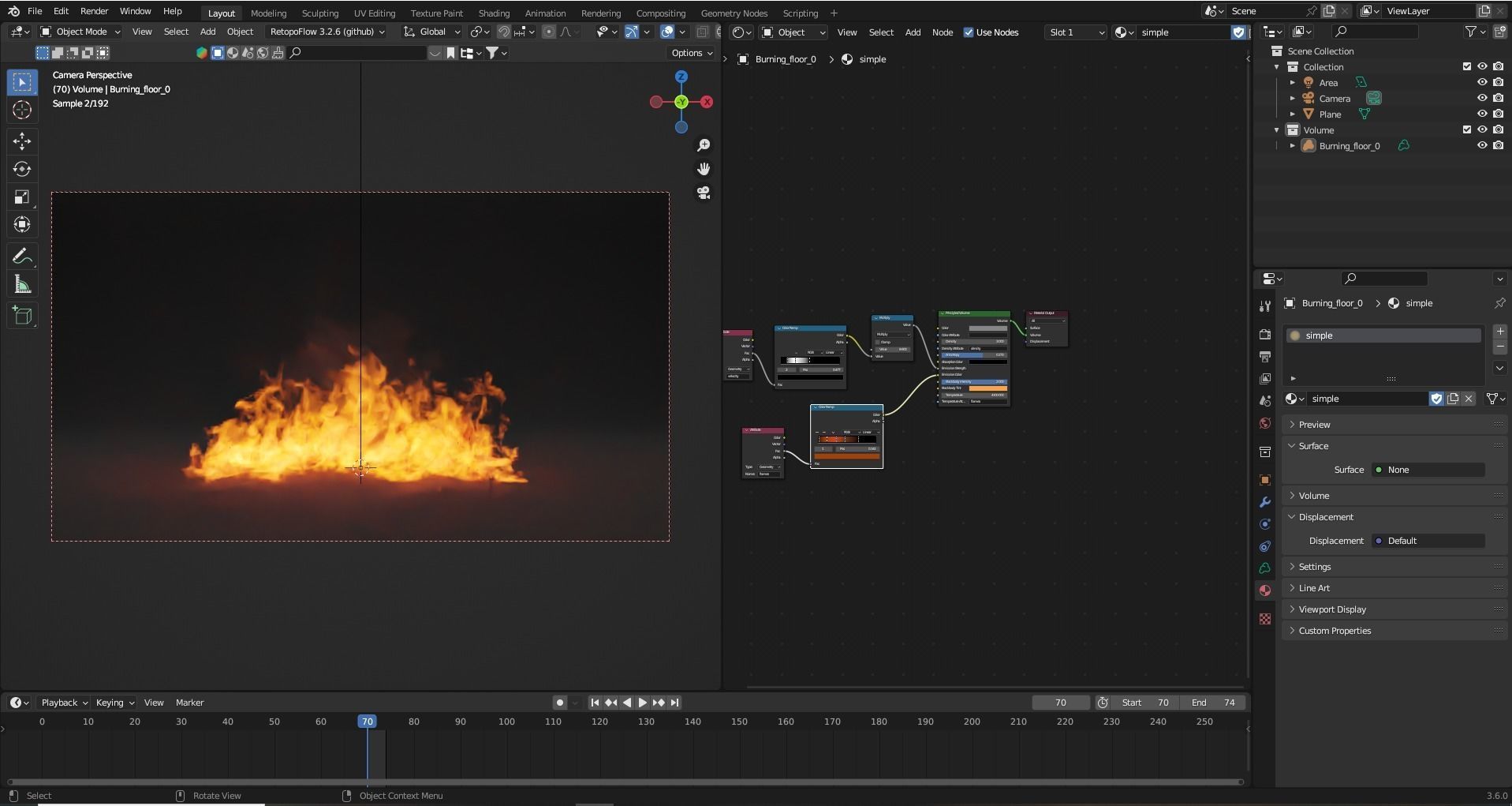 Burning house elements pack vdb 3D model_16