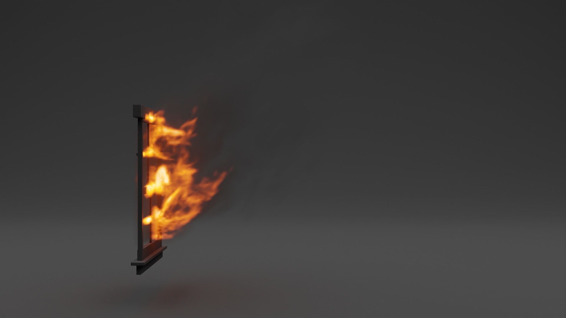 Burning house elements pack vdb 3D model_18