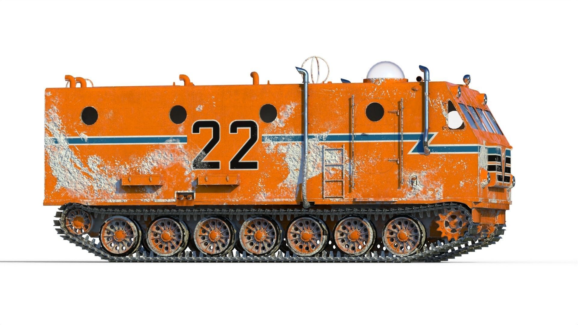 Kharkovchanka Soviet Antarctic Cruisers STT 3D model_6