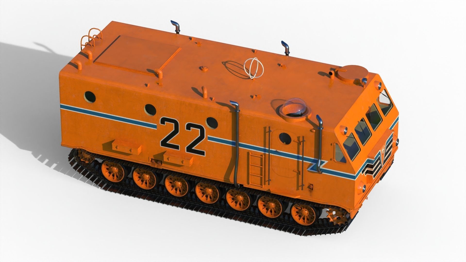 Kharkovchanka Soviet Antarctic Cruisers STT 3D model_3