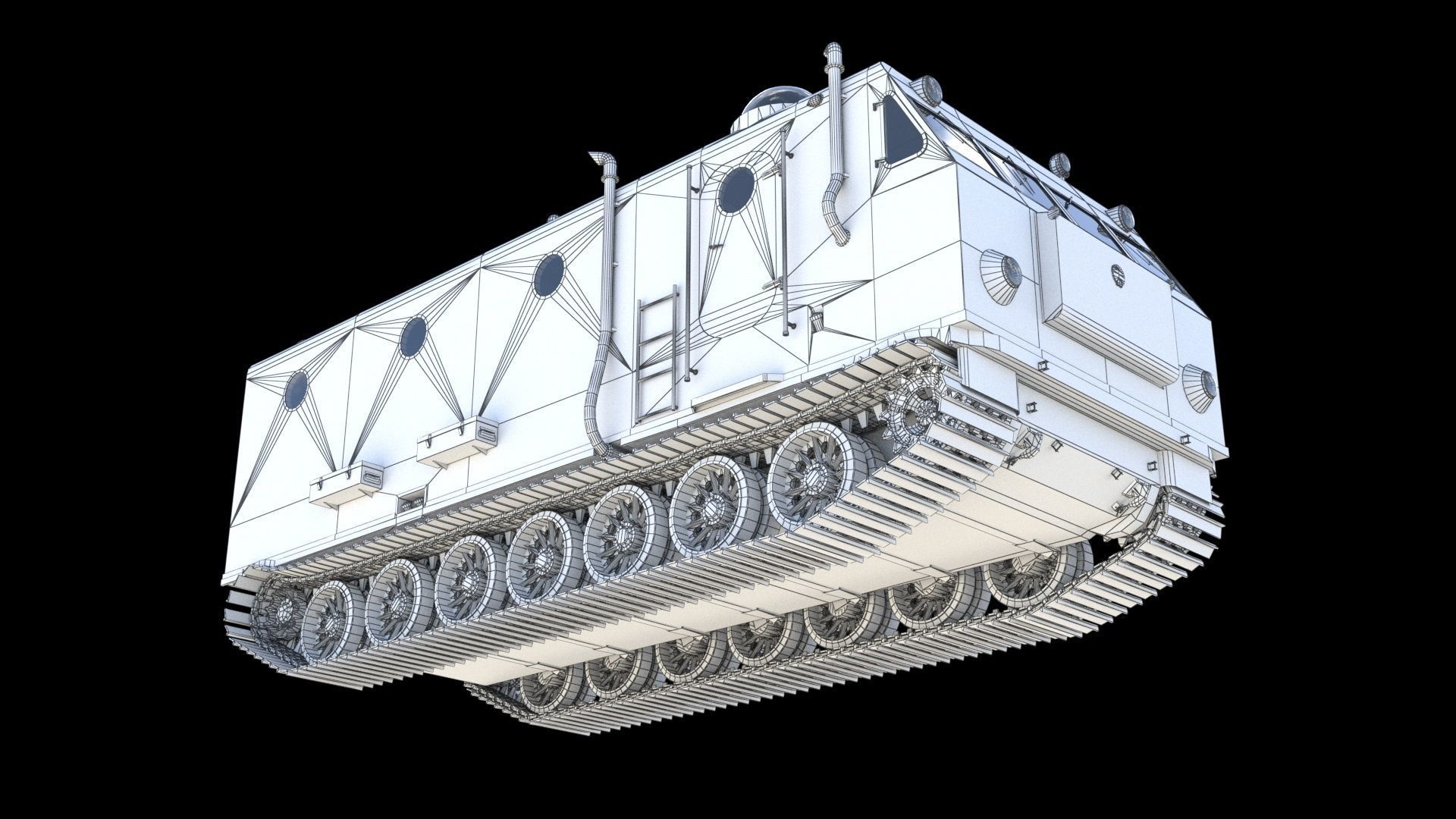 Kharkovchanka Soviet Antarctic Cruisers STT 3D model_19